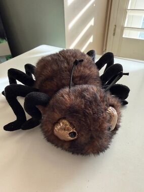 Fuzzy Brown Spider Jellycat Plush